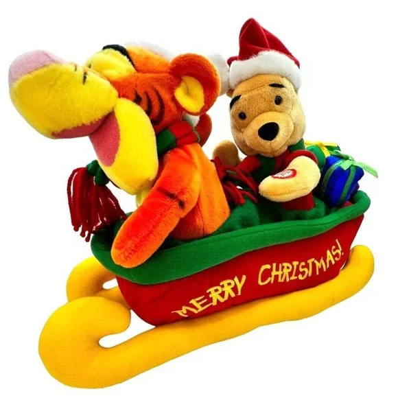 Disney Holiday Vintage Disney Plush Animated Winnie The Pooh